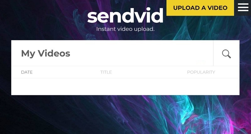 search sendvid video